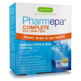 iGennus Ωμέγα 3 + 6 EPA-DHA Pharmepa Complete 1000mg 60 Μαλακές Κάψουλες