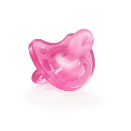 Chicco Physio Soft Πιπίλα Σιλικόνης Χρώμα:Ροζ 12m+ 1 Τεμάχιο [02713-11]