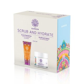 Garden PROMO Face Nourishing Propolis Scrub Προσώπου για Ήπια Απολέπιση με Πρόπολη 50ml - Ενυδατική Κρέμα με Λευκό Νούφαρο για Πρόσωπο & Μάτια 50ml