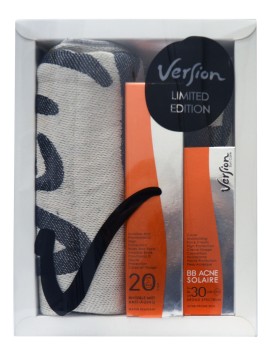 Version PROMO Invisible Face Body Mist SPF20 Υψηλή Προστασία Για Πρόσωπο - Σώμα 200ml - BB Acne Solaire SPF30 Αντηλιακή Κρέμα Προσώπου Με Τάση Ακμής 50ml - ΔΩΡΟ Πετσέτα Θάλασσας