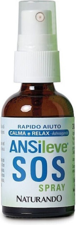 Naturando Ansileve SOS Spray Κατά του Στρες & Άγχους 30ml