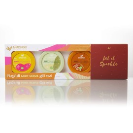 AnaPLASIS PROMO Playfull Let It Sparkle Body Scrub Big Bubble 80ml - Mastic 80ml - Chocolate 80ml