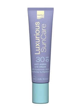 Intermed Luxurious Sun Care SPF30 Anti Aging Eye Cream Αντηλιακή Κρέμα Ματιών με Αντιγηραντική Δράση 15ml