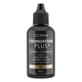 Gosh Foundation Plus+ Honey 06, 30ml