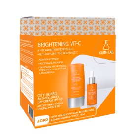 Youth Lab PROMO City Guard Anti-Pollution Cream SPF50 Αντηλιακή Κρέμα Προσώπου 40ml - Brightening Vit-C Serum Αντιοξειδωτικός Ορός Προσώπου 15ml
