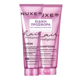 Nuxe PROMO Hair Prodigieux La Creme Εντατική Ενυδάτωση Leave in Κρέμα για Προστασία Θερμότητας 100ml & Σαμπουάν για Θρέψη & Αναδόμηση 200ml