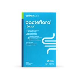 Olonea Bacteflora Daily για την Λειτουργία του Γαστρεντερικού Συστήματος με Προβιοτικά, Πρεβιοτικά & Μεταβιοτικά 30 Κάψουλες