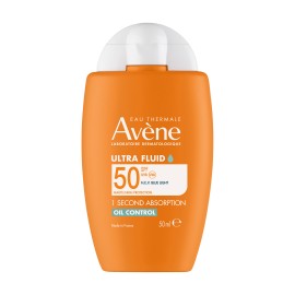 Avène Eau Thermale Ultra Fluid Οil Control SPF50+ Λεπτόρρευστο Αντηλιακό Προσώπου για Ματ Αποτέλεσμα  50ml