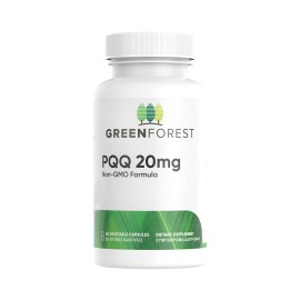 Green Forest PQQ 20mg Φόρμουλα για την Μνήμη & την Συγκέντρωση 60 Φυτικές Κάψουλες