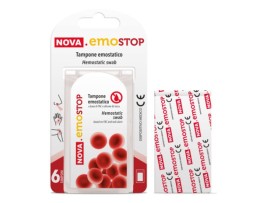 Nova Emostop Αιμοστατικό Αυτοκόλλητο Επίθεμα 6 Τεμάχια