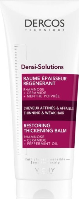 Vichy Dercos Densi Restoring Solutions Balm Τονωτικό Βάλσαμο Για Τα Αδύναμα Μαλλιά 200ml