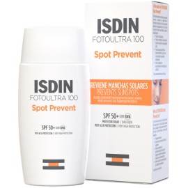 Isdin Foto Ultra 100 Spot Prevent Fusion SPF50+ Αντηλιακό Fluid Προσώπου, Προλαμβάνει τα Σημάδια που Προκαλούνται από τον Ήλιο 50ml
