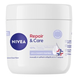 Nivea Repair & Care Sensitive Cream Ενυδατική Κρέμα Προσώπου, Σώματος & Χεριών Χωρίς Άρωμα για Ξηρές & Ευαίσθητες Επιδερμίδες 400ml