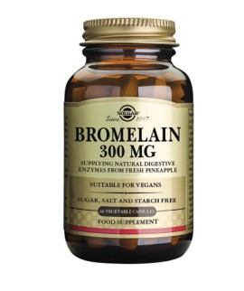 Solgar Bromelain 300mg  Συμπλήρωμα Διατροφής για το Πεπτικό Σύστημα 60 Κάψουλες