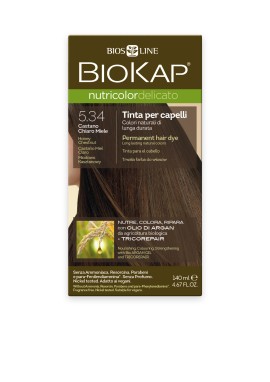 Biokap Nutricolor Delicato No5.34 Honey Chestnut Castano Βαφή Μαλλιών Καστανό Μελί 140ml