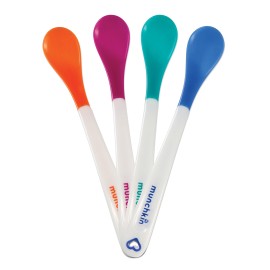 Munchkin White Hot Safety Spoons Σετ Κουταλάκια με Ένδειξη Θερμοκρασίας Πλαστικά 4 Τεμάχια