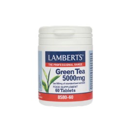 Lamberts Green Tea 5000mg Συμπλήρωμα Διατροφής για την Ενίσχυση του Μεταβολισμού 60 Ταμπλέτες