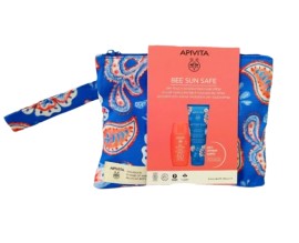 Apivita PROMO Bee Sun Safe Dry Touch Invisible Face Fluid SPF50 Αντηλιακή Κρέμα Προσώπου 50ml - ΔΩΡΟ After Sun Cool Sooth Ενυδατικό Γαλάκτωμα για Μετά τον Ήλιο για Πρόσωπο - Σώμα 100ml