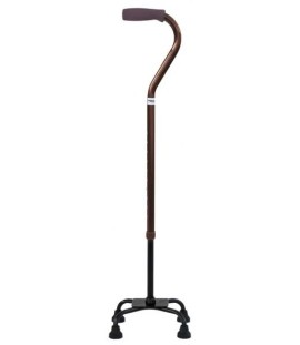 Mobiak Μπαστούνι Τετράποδο με Κωνική Βάση 74-97cm Καφέ [08096674]