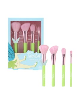 Mad Beauty Tinkerbell Pixie Perfection Cosmetic Brush Set Παιδικά Πινέλα Μακιγιάζ 4 Τεμάχια