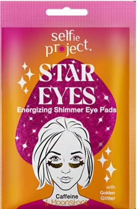 Selfie Project Eye Pads Star Eyes Επιθέματα Ματιών για Λάμψη με Χρυσό Glitter 2 Τεμάχια