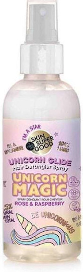 Natura Siberica Organic Shop Unicorn Magic Glide Σπρέι Μαλλιών με Άρωμα Τριαντάφυλλο & Βατόμουρο για Μπερδεμένα Μαλλιά 170ml