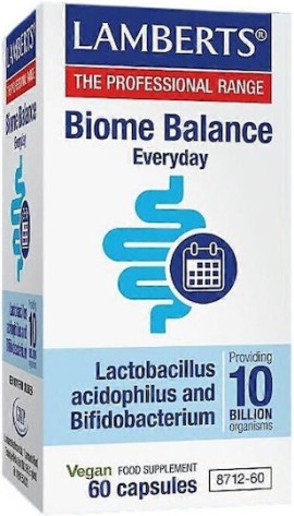 Lamberts Biome Balance Everyday Συμπλήρωμα Διατροφής με Προβιοτικά 60 Κάψουλες