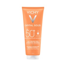 Vichy Capital Soleil SPF50+ Invisible Hydrating Protective Milk Αόρατο Ενυδατικό Αντηλιακό Γαλάκτωμα Προσώπου & Σώματος 300ml