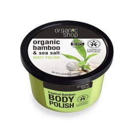 Natura Siberica Organic Shop Body Polish Tropical Bamboo Scrub Σώματος Μπαμπού και Θαλασσινό Αλάτι 250ml