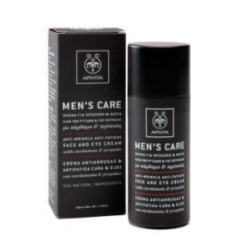 Apivita Mens Care Ανδρική Αντιρυτιδική Κρέμα για Πρόσωπο & Μάτια με Κάρδαμο / Πρόπολη 50ml
