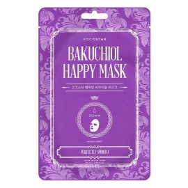 Kocostar Bakuchiol Happy Mask Εμποτισμένη Μάσκα Προσώπου με Bakuchiol για Ανανεωμένη & Λεία Επιδερμίδα 1 Τεμάχιο