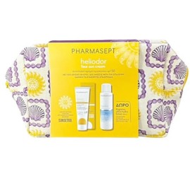 Pharmasept PROMO Heliodor Face Sun Cream SPF50 με Φυσικό Αντηλιακό Φίλτρο Αντηλιακή Κρέμα Προσώπου 50ml - ΔΩΡΟ Hygienic Hydra Ενυδατική Lotion Σώματος 80ml