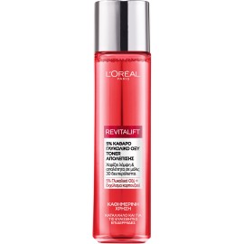 L’Oreal Paris Revitalift Toner Aπολέπισης με 5% Καθαρό Γλυκολικό Oξύ & Εκχύλισμα Καρπουζιού, για Απαλή και Λαμπερή Επιδερμίδα 180ml
