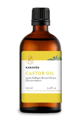 Kanavos Castor Oil Καστορέλαιο Φυτικό Έλαιο 100ml