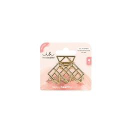 Invisibobble Clipstar Divine Metal Κλάμερ Χρυσό Μέγεθος Medium 1 Τεμάχιο