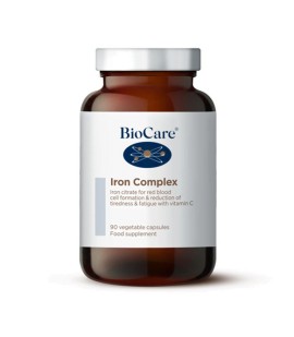 BioCare Iron Complex Συμπλήρωμα Διατροφής Σιδήρου 90 Φυτικές Κάψουλες