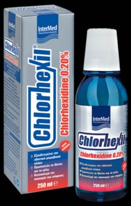 Intermed Chlorhexil 0.20% Στοματικό Διάλυμα Κατά της Κακοσμίας & της Πλάκας 250ml