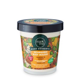 Natura Siberica Organic Shop Body Dessert Almond & Honey Αμύγδαλο και Μέλι Μους Θρέψης Σώματος 450ml