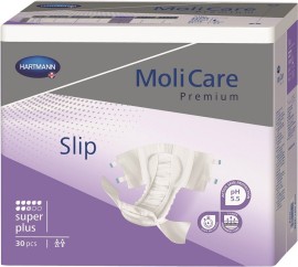 Hartmann MoliCare Premium Slip Super Plus Μέγεθος:Medium 8 Σταγόνες Πάνες Ακράτειας Ενηλίκων 30 Τεμάχια