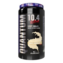 Anderson Quantum 10.4 Revolt White Chocolate Whey Isolate Protein Πρωτεΐνη Ορού Γάλακτος με BCAA Λευκή Σοκολάτα 800gr