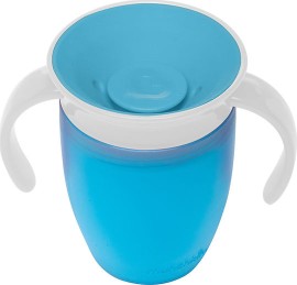 Munchkin Miracle Trainer Cup Μπλε Εκπαιδευτικό Ποτηράκι με Λαβές 207ml