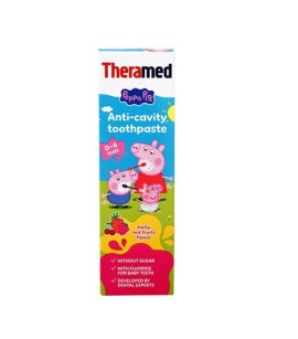 Theramed Peppa Pig Red Fruits Παιδική Οδοντόκρεμα για 0-6 Ετών Κόκκινα Φρούτα 50ml