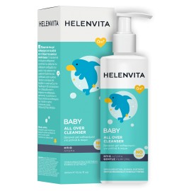 Helenvita Baby All Over Cleanser Βρεφικό Gel Καθαρισμού για Σώμα & Μαλλιά για 0m 300ml