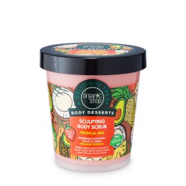 Natura Siberica Organic Shop Body Desserts Tropical Mix Απολεπιστικό Σώματος για Σμίλευση με Άρωμα Τροπικών Φρούτων Προϊόν που Προκαλεί Θερμότητα 450ml