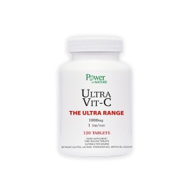 Power Of Nature The Ultra Range UltraVit-C Συμπλήρωμα Διατροφής με Βιταμίνη C 120 Ταμπλέτες Βραδείας Αποδέσμευσης