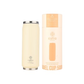 Estia Ποτήρι Θερμός Travel Cup Save The Aegean Lilly White 500ml