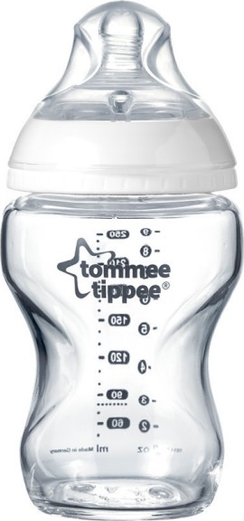 Tommee - Tippee Γυάλινο Μπιμπερό Closer το Nature Μικρής Ροής για 0m+ 250ml