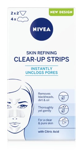 Nivea Daily Essentials Refining Clear Up Strips Ταινίες Καθαρισμού για Μαύρα Στίγματα 6 Τεμάχια