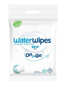 WaterWipes On the Go Υγρά Μαντηλάκια Χωρίς Άρωμα 10 Τεμάχια