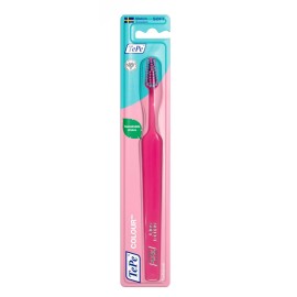 Tepe Colour Select Soft Οδοντόβουρτσα Μαλακή Φούξια με Γαλάζιες / Ροζ Ίνες 1 Τεμάχιο